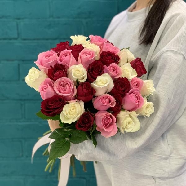 35 роз "Болеро"