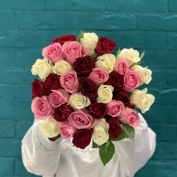 35 роз "Болеро"