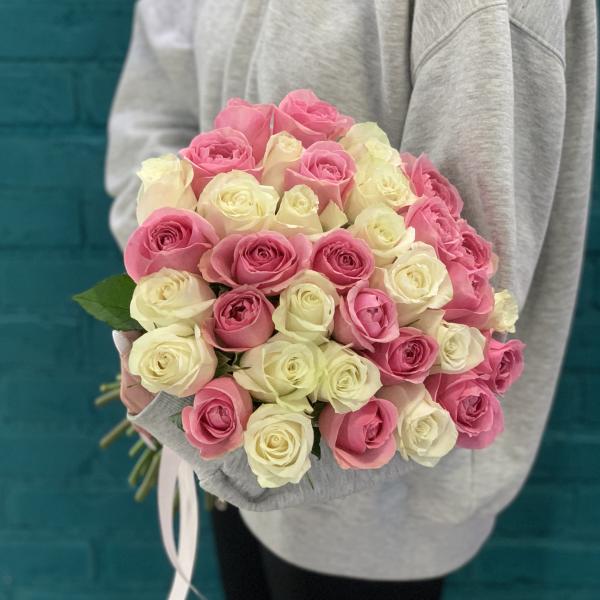 35 роз "Теплые воспоминания"