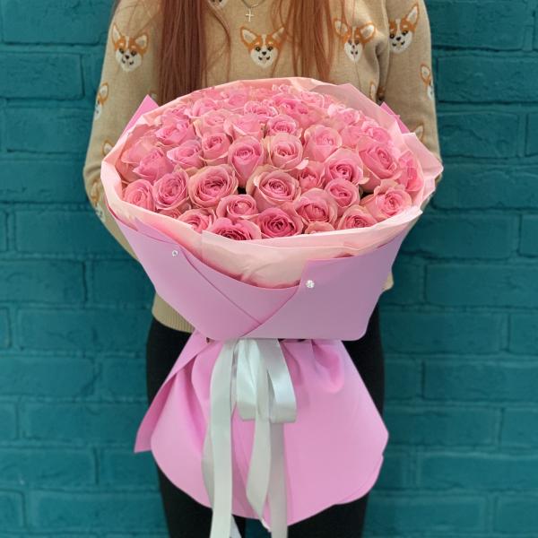 51 розовая роза "Очарование"