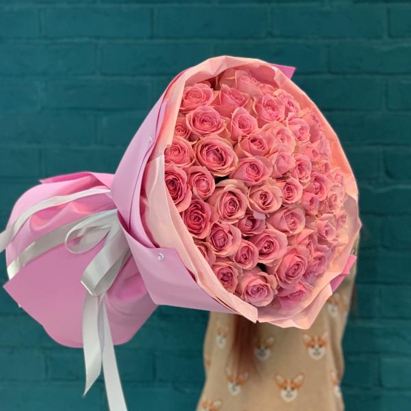 51 розовая роза "Очарование"