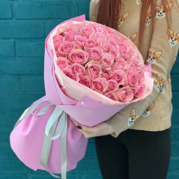 51 розовая роза "Очарование"