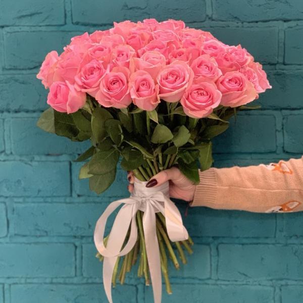 51 розовая роза "Июльское небо"