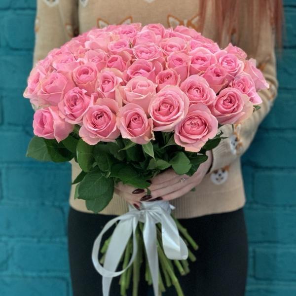 51 розовая роза "Июльское небо"