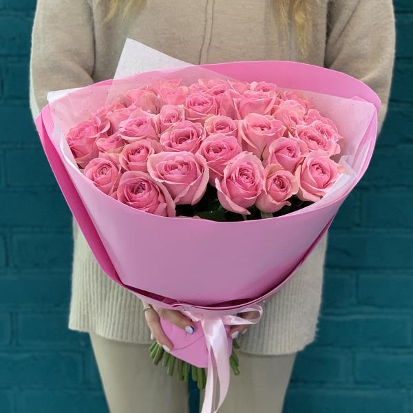 35 розовых роз "Ницца"
