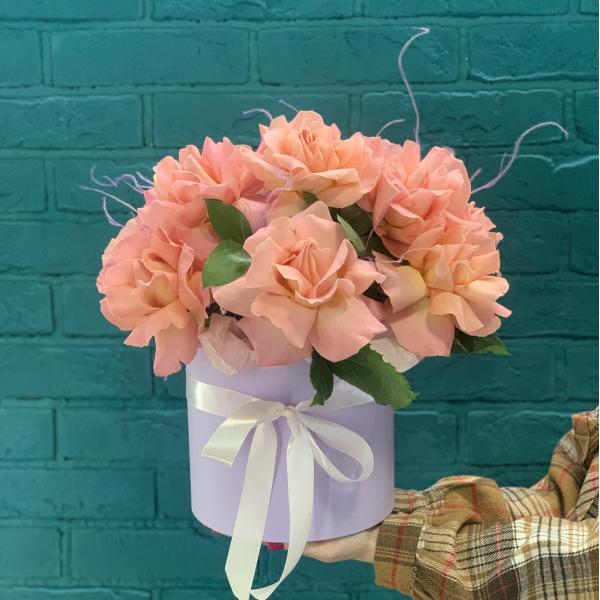 11 розовых французских роз "Лаванда"