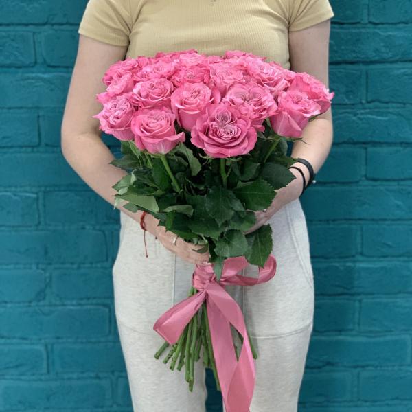 25 пионовидных  роз "Фаворит"