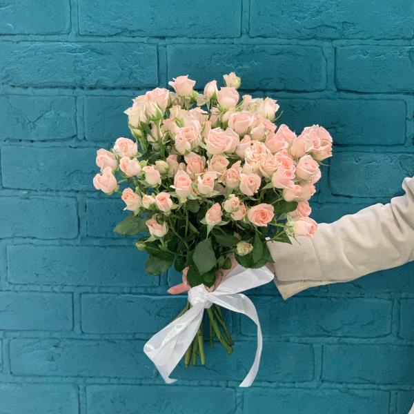 19 кустовых роз "Бисер"