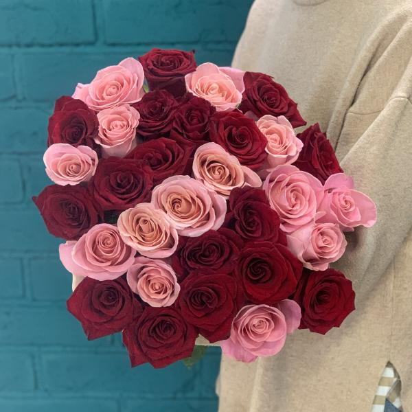 29 роз "Сладость"