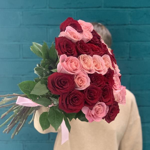 29 роз "Сладость"