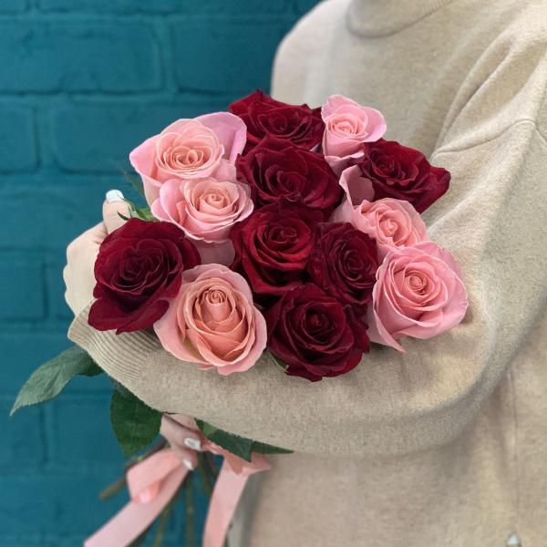 13 роз "Конфетка"