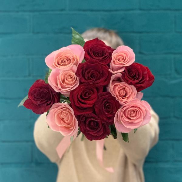 13 роз "Конфетка"