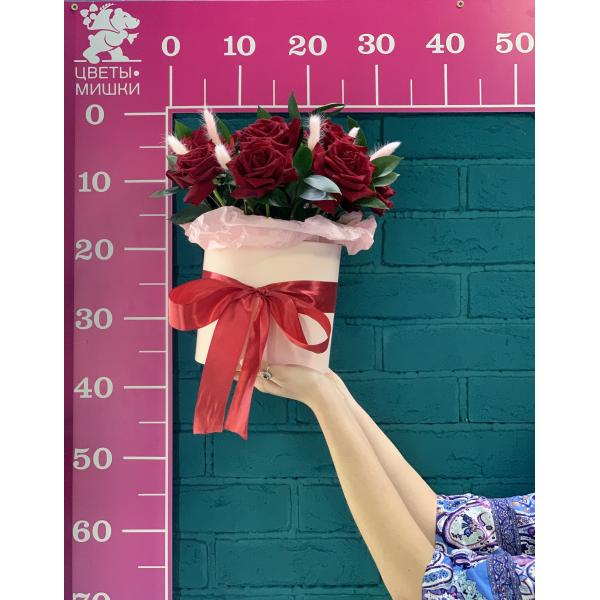 11 Французских роз "Ночь в Париже"