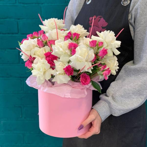 Французская роза и флум "Нежный образ"