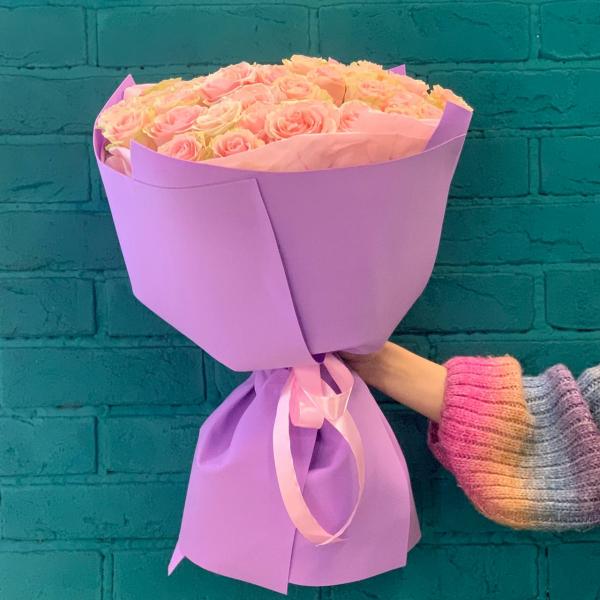 41 розовая роза "Нежная"