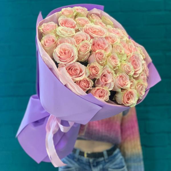 41 розовая роза "Нежная"