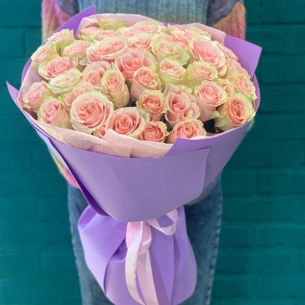 41 розовая роза "Нежная"