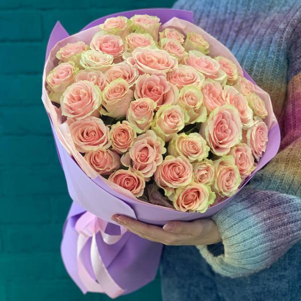 41 розовая роза "Нежная"