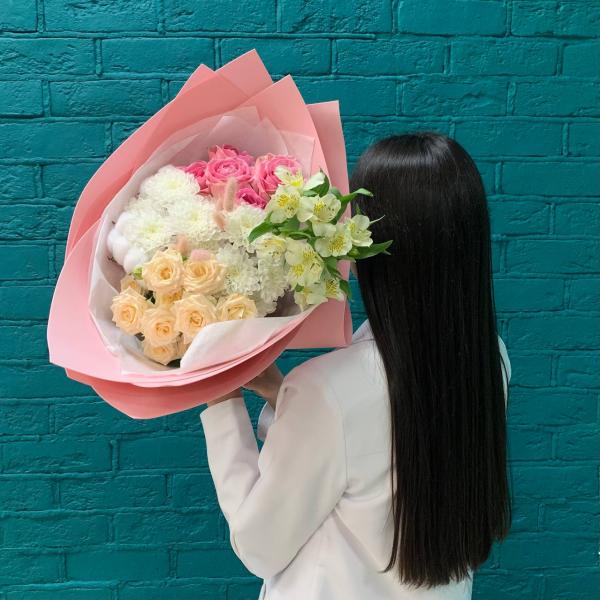 фото Розы и хлопка "Вечернее свидание"