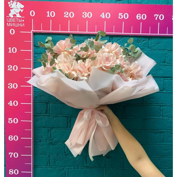 фото 15 розовых французских роз "Париж Брест"