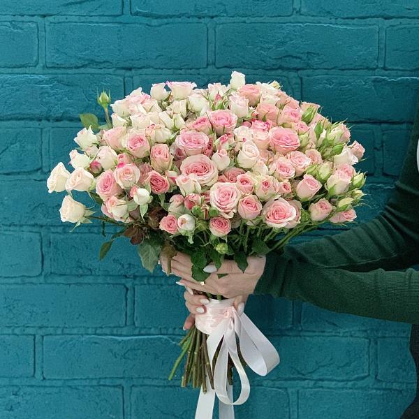 41 кустовая роза "Весенний роман"