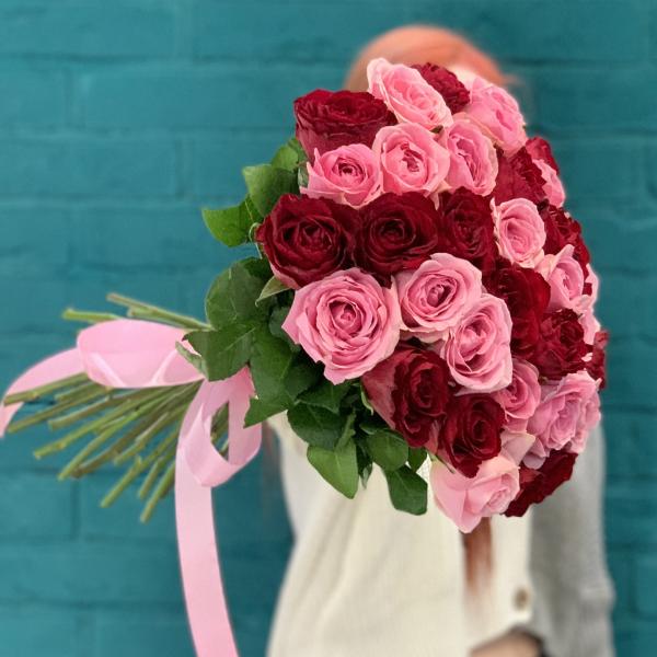 35 роз "Агата"