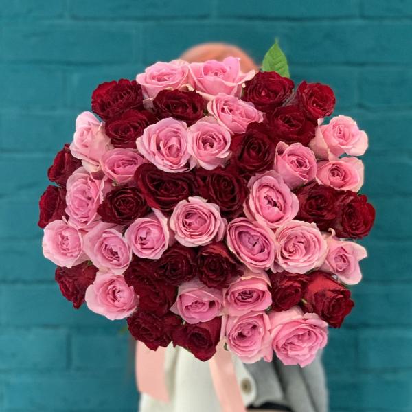 45 роз "Сакура"