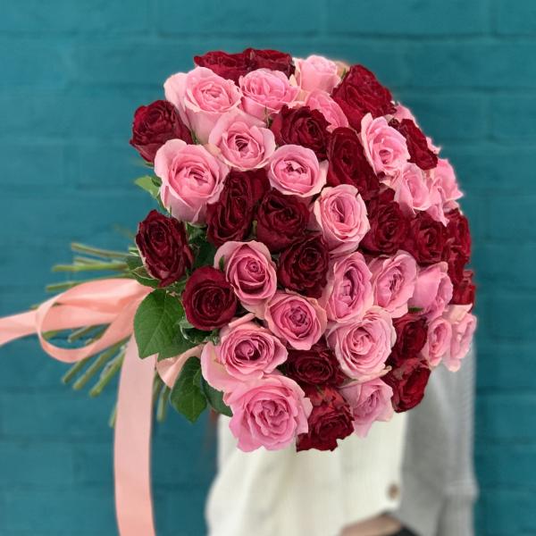 45 роз "Сакура"