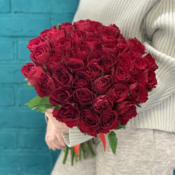 45 красных роз "Мали"