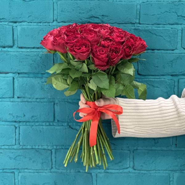 45 красных роз "Мали"
