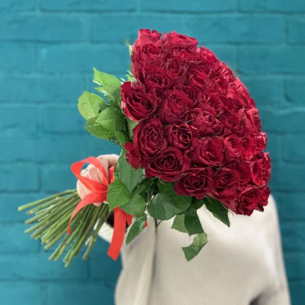 45 красных роз "Мали"