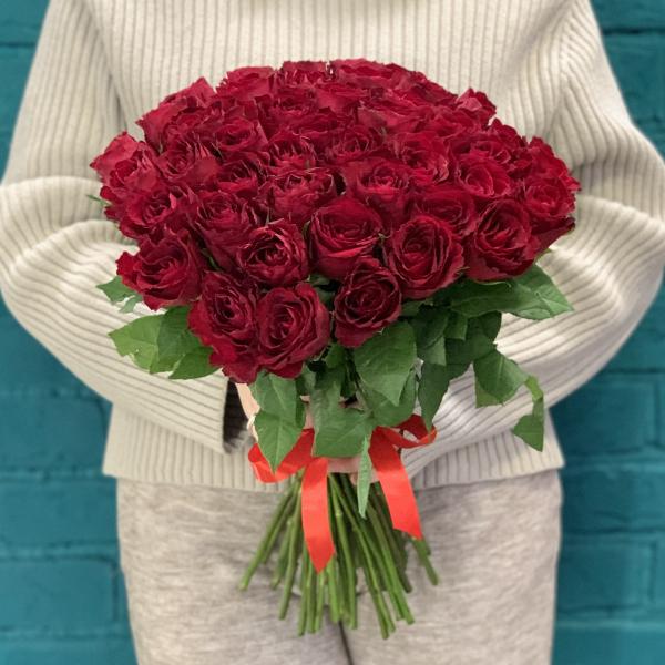 45 красных роз "Мали"