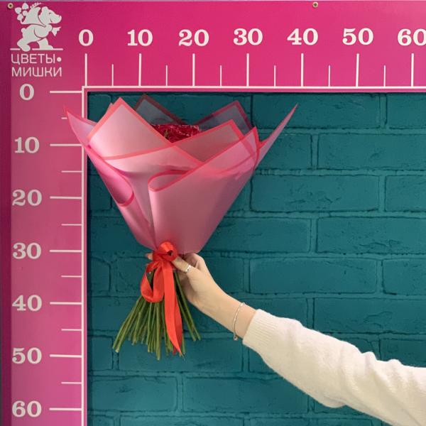 45 красных роз "Коламбус"