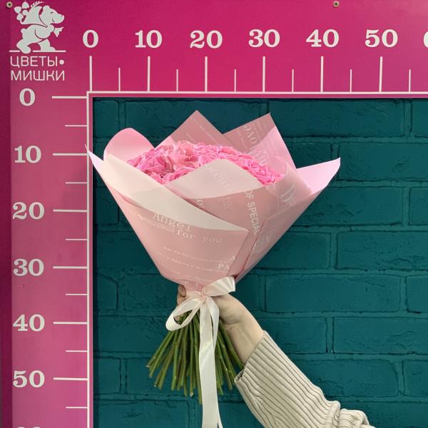 45 розовых роз "Джульетта"
