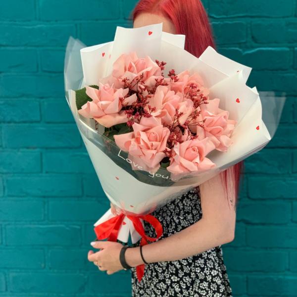 7 французских роз "Love you"