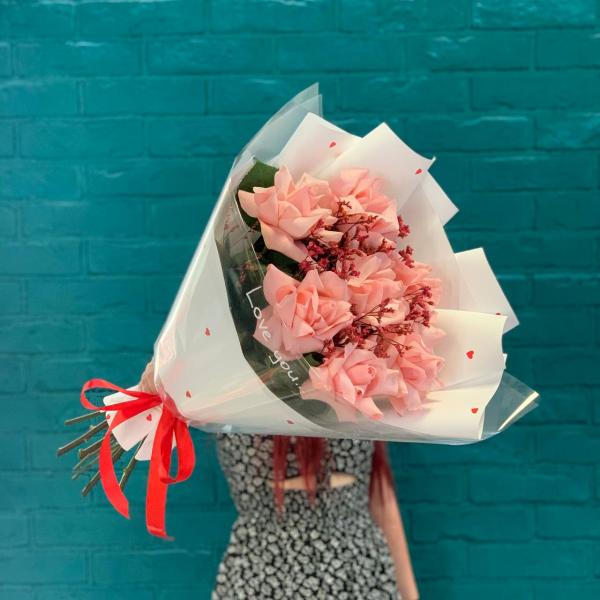 7 французских роз "Love you"
