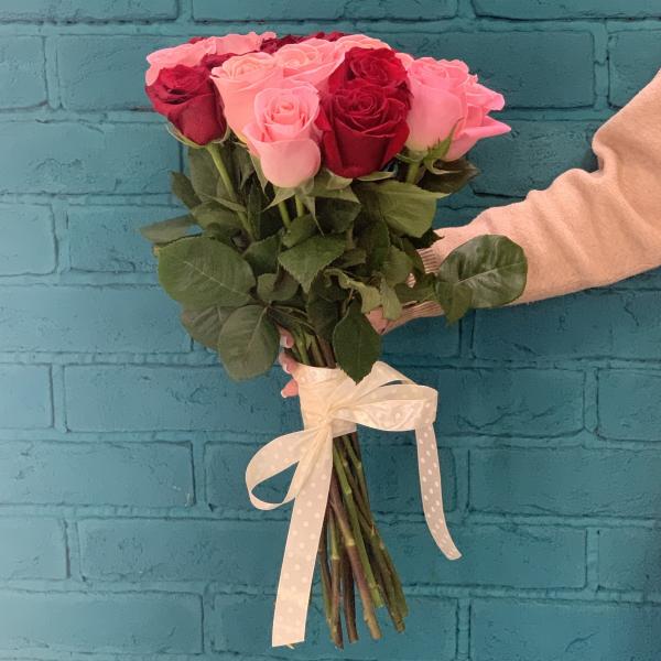 23 розы "Восхищение"