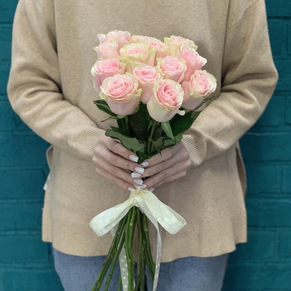 13 розовых роз "Волшебное желание"