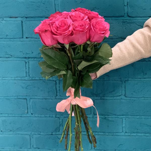 11 роз "Малиновый рай"