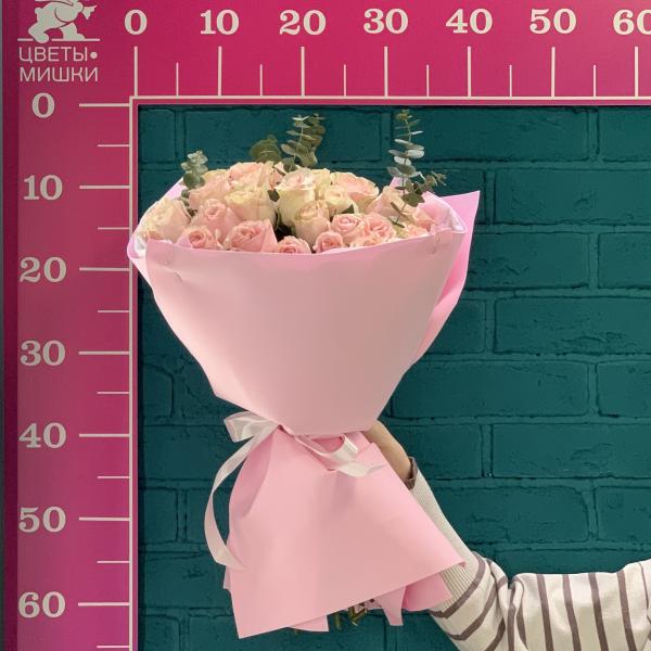 Роза и эвкалипт "Аура"