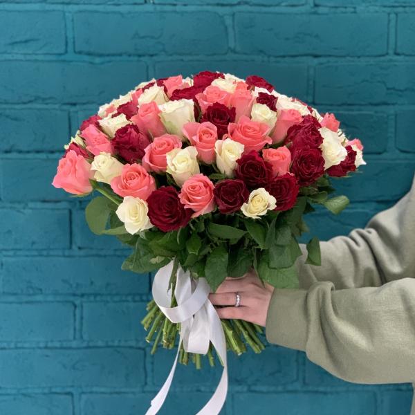 101 роза "Шелест"