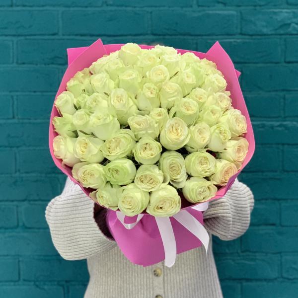 51 пионовидная роза "Белла"