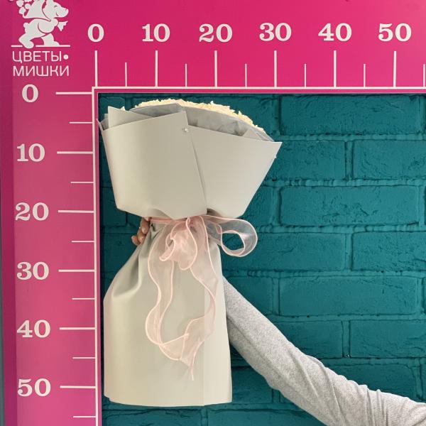 35 розовых роз "Полумесяц"