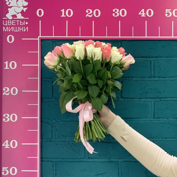 51 роза "Мягкий рассвет"