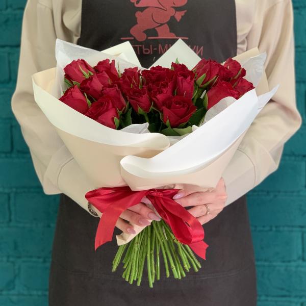 27 роз "Шелковая мечта"