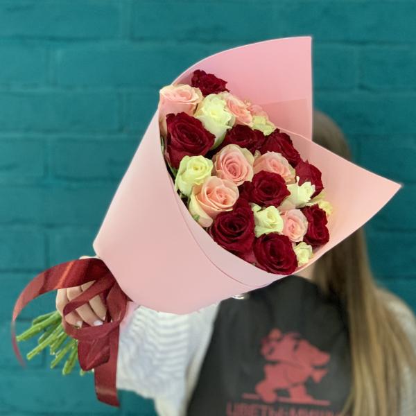 25 роз "Счастливый случай"