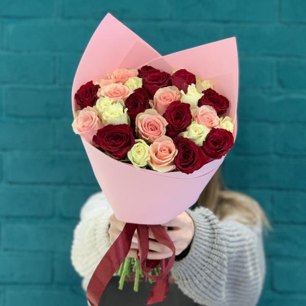 25 роз "Счастливый случай"