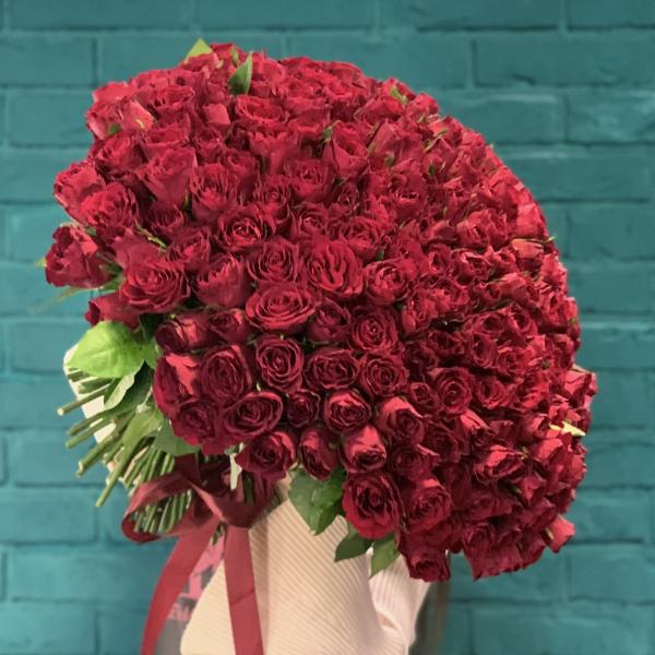 251 красная роза "Прости меня"