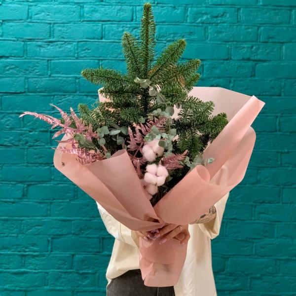 фото Нобилиса и эвкалипта "Новогодний шарм"