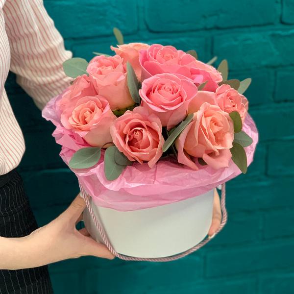 13 розовых роз “Шерил“